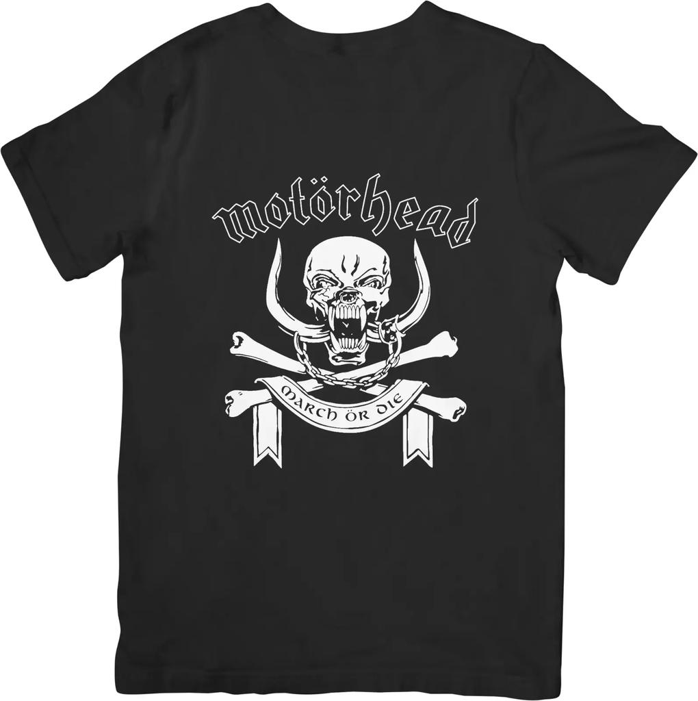 Motorhead Music Unisex Fit for Men & Women Quality Cotton T-Shirt Black