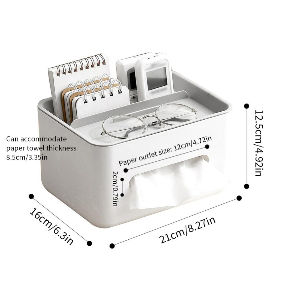 

Многофункциональная коробка для салфеток, держатель для салфеток, настольный органайзер, пульт дистанционного управления, держатель для карандашей и очков, коробка для хранения бумажных полотенец