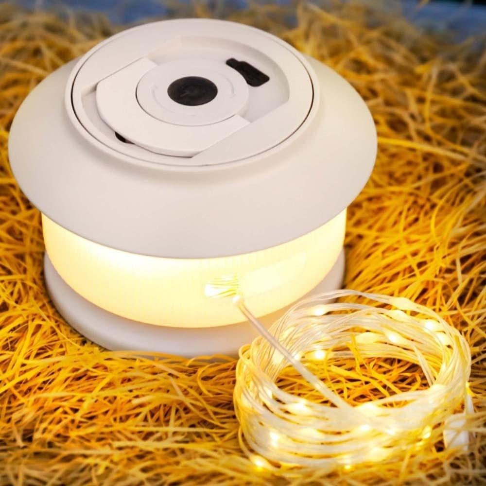 Hanging Light String Storage Camping Lamp Waterproof Dimmable Camping Lantern Recyclable Light String LED Retro Tent Lamp