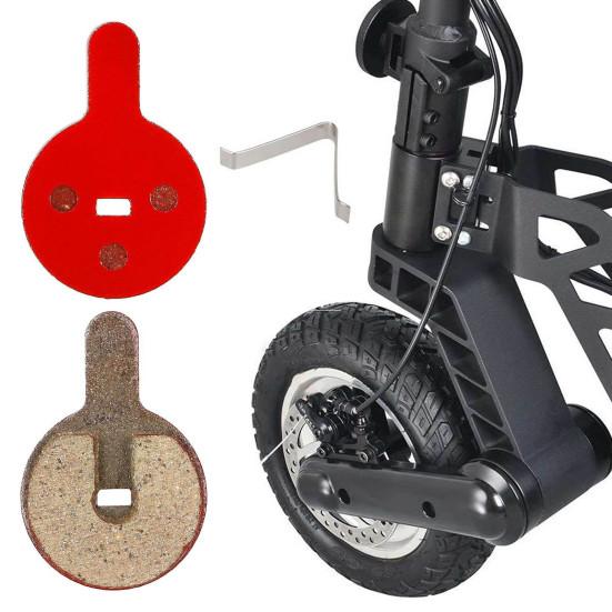 2 stk Sykkelbremseklosser Universelle MTB Landevei Fjell Sykling Sykkel Skivebremseklosser Elektrisk Sparkesykkel Erstatningstilbehør