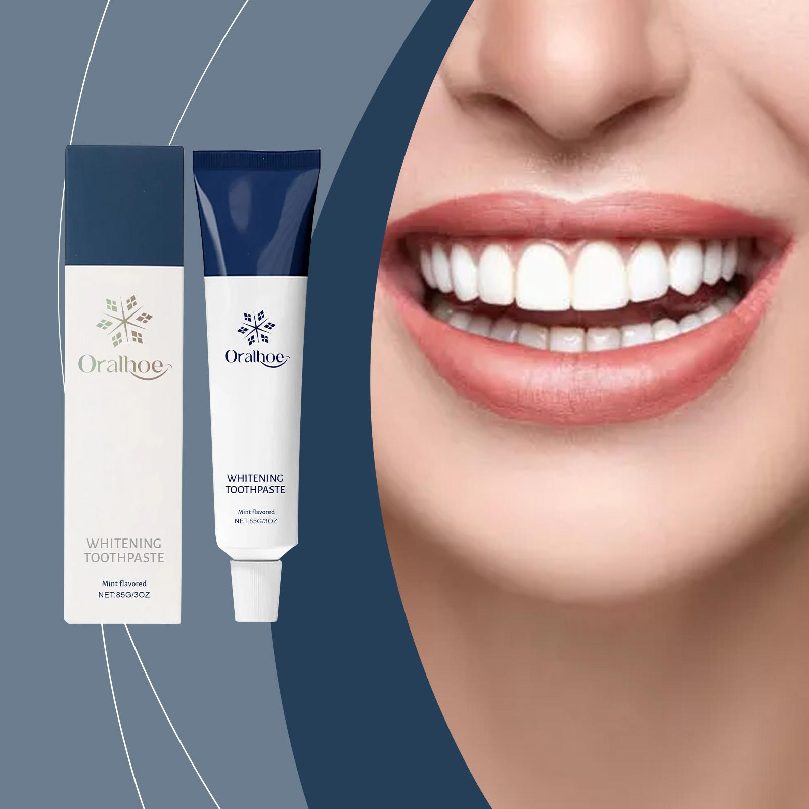 Mint Teeth Wh-itening Toothpaste Removing Dirt Deeply Cleans Freshs Breath Reduce Odor Relieve Discomfort Dental Care Toothpaste 85G