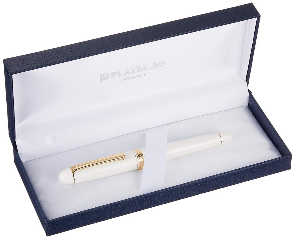 Platinum Fountain Pen Century Chenonceau White Fine Soft PNB-13000#2-0