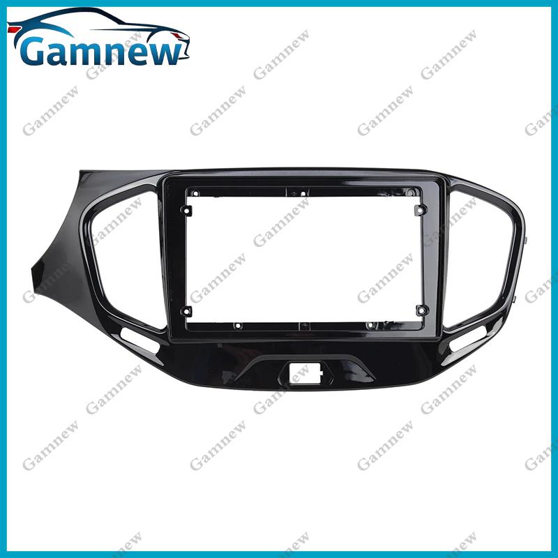 

9-дюймовая автомобильная рамка-фасция, адаптер, Canbus-бокс, декодер, комплект панели для установки в приборную панель Android-магнитолы для Lada Vesta 2015-2023 Only Frame