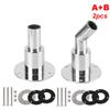 Boat Accessories Stainless Steel Thru Hull Exhaust Fitting Tube Pipe Air Diesel Vent Heater Socket 24mm Dia. RV Hardware Parts