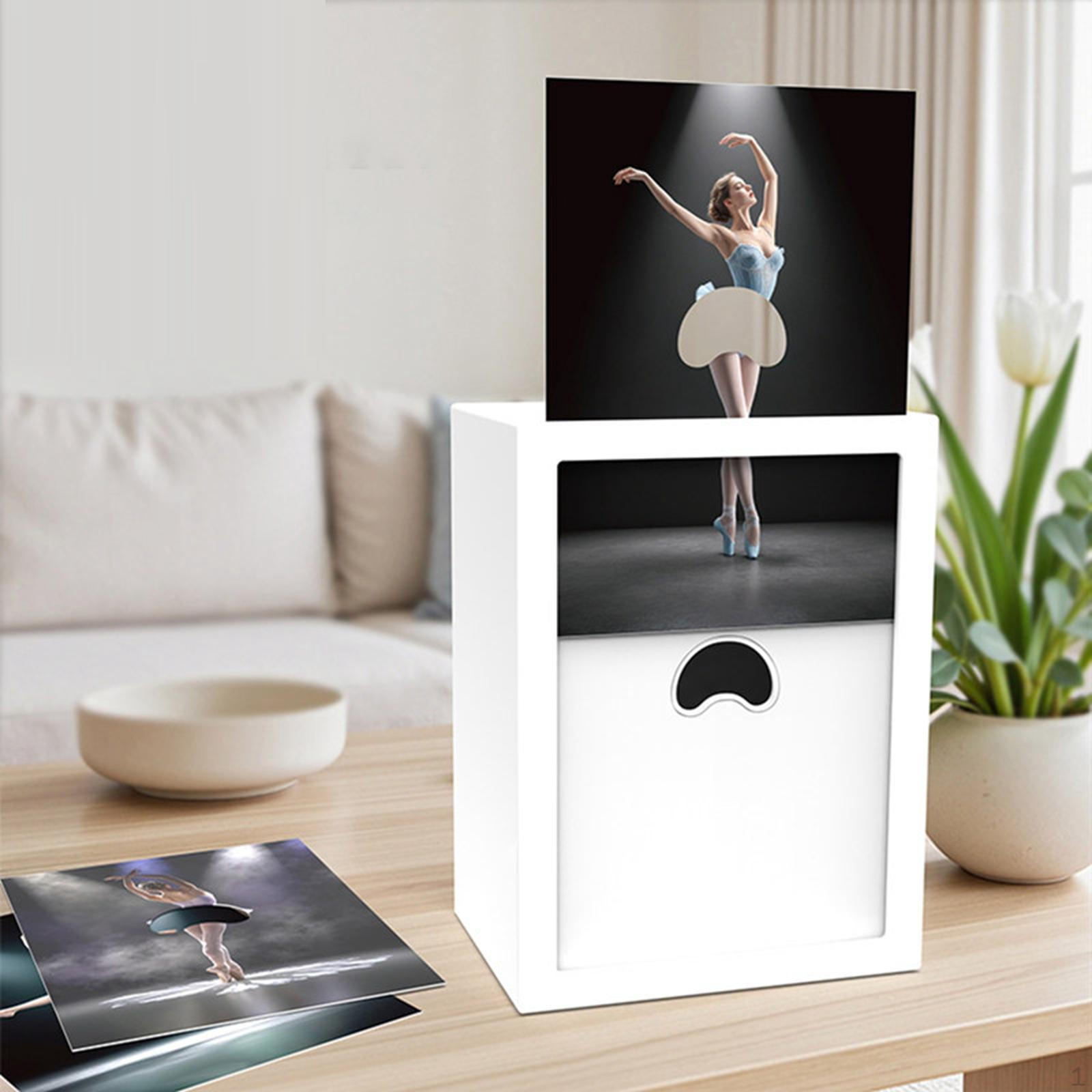 

Ballet Dancer Tissue Box Tissues Holder NightStand Decor Ornament Women Girls Elegant with Light for