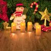 With Base LED Candles Warm Yellow Lighting Votive Candle Safe Artificial Candle  Flame-Free