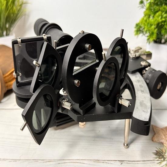 Tamaya Working Sextant,  Maritime Navigational Instrument With Wooden Box, Astrolabe Ships Instrument, Navigational Sextant
