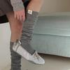 Koreanische Overknee-Socken Damen Strümpfe Einfarbige Netz-Wadensocken Strümpfe Japanische Jk Kniehohe Socken Overknee-Strümpfe