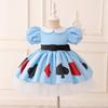 Queen of Hearts Girls’ Cosplay Dress for Alice In Wonderland Role-Playing