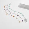 Turquoise Copper-Plated Hair Clip & Seashell Pearl Headdress Set