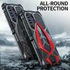 Militärstandard Schwere Panzerung Metall Handyhülle für Samsung Galaxy S26 S25 S24 S23 S22 Ultra Luxus Stoßfest Rückseite Bumper