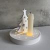 Round Silicone Mold For DIY LED Candle Holders Sturdy And Easy To Demold For Creative Homes Decors Projects