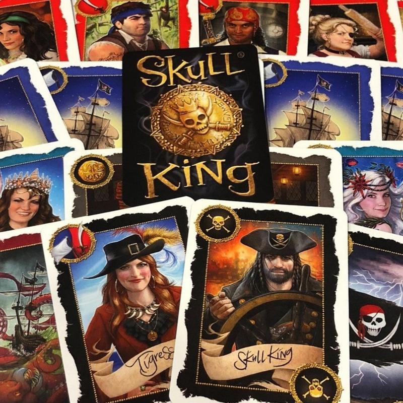 Kull King Skeleton King Ultimatives Piratentrickspiel Party Brettspiel Cover Asset Creator Karten