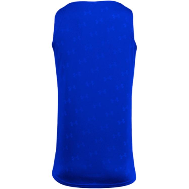 Under Armour Casual Sports Training Knit Basketball Vest Men Tops Royal-Blue 21500102-400