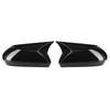 For Toyota Camry 8th 2018      Replace Rearview Side Mirror Cover Wing Cap Exterior Case Trim Carbon Fiber