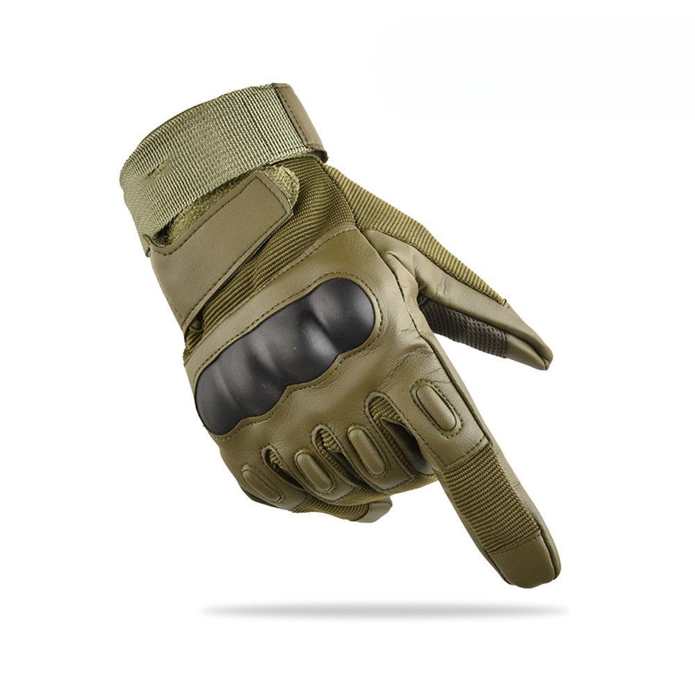 Outdoor Tactical Long Finger Gloves Men's Sports Cycling Fitness Motorcycle Fighting Field Anti Slip Wear Resistant All Finger Climbing