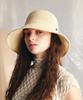 Elkebeullum Mechelen Wide Beige Bucket Hat