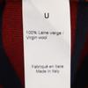 Sonia Rykiel made in Italy Border Pattern Long sleeve knit Red sweater Men's Used