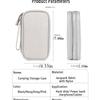 1pc Data Cable Storage Bag Waterproof Portable Carry Case  Storage Bag Travel Organizer Bag for Cable Cord USB Charger