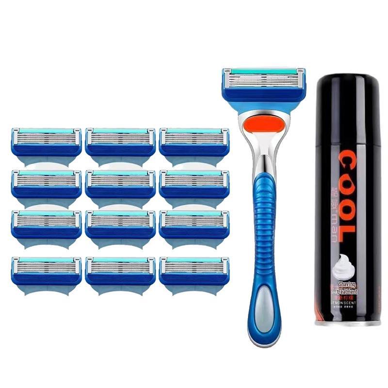 Porte-lames de rasoir cinq couches portable pour homme – Lavable et durable