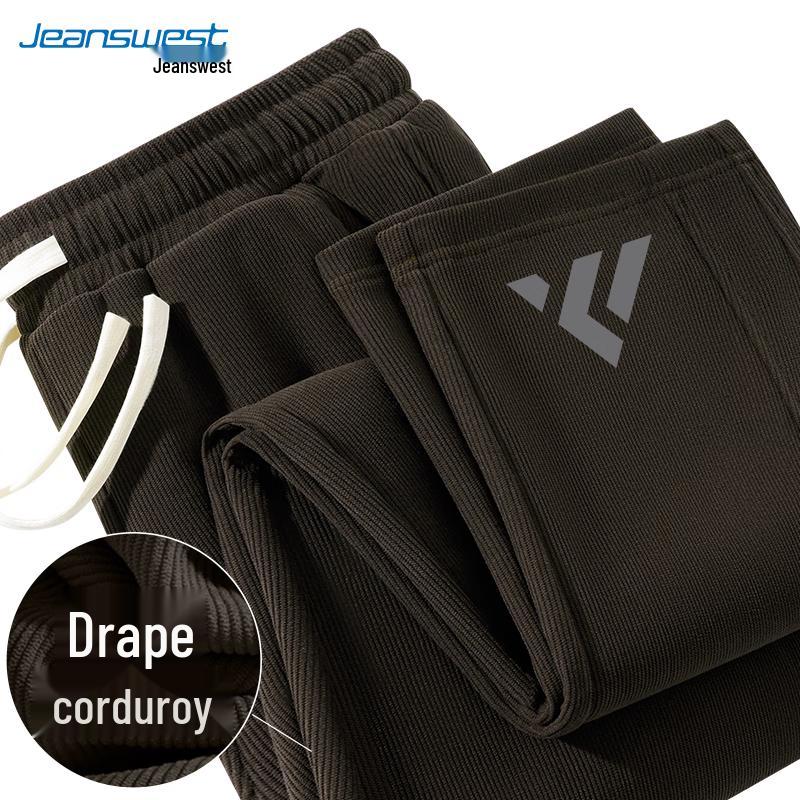 

JEANSWEST Men s Corduroy Straight Leg Casual Pants 4XL