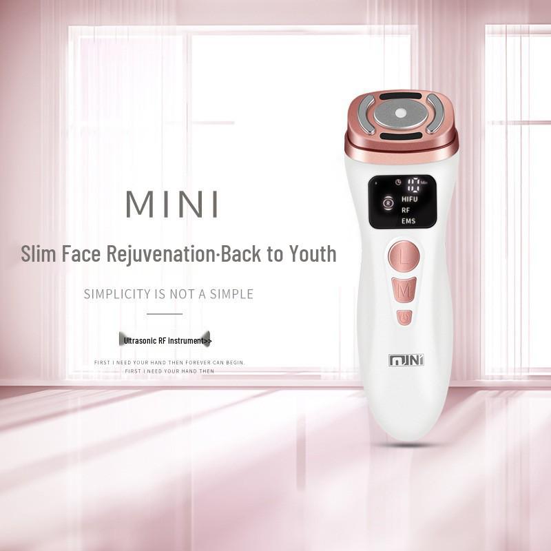 Second-Gen Mini Ultrasound Microcurrent Facial Beauty Device for Home Use