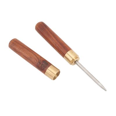 Besaitungsdorn Edelstahl Besaitungsmaschine Werkzeug mit Holzgriff für Tennis Badminton