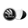 BYCP2 4PCS 56mm Car Badge Wheel Center Cover Stickers Hub Caps Decal For Skoda Octavia Kodiaq Fabia Rapid Superb  A7 A5 2 Kamiq Karoq