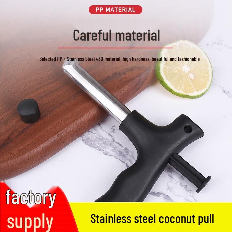 Stainless Steel Young Coconut Opener Drill Tool