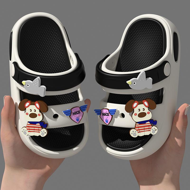 Cartoon-Strandschuhe mit Anti-Rutsch-Funktion - Indoor-Flip-Flops für Mädchen und Jungen
