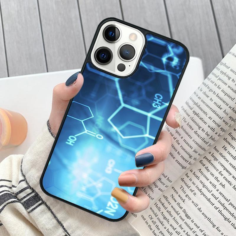 Science Chemistry Style Phone case  For iPhone 17 Air 16 15 14 11 12 13 Pro MAX Plus cover shell coque