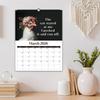 1pc 2026 Wall Calendar, Humorous Rooster Pictures, 12 Months Monthly Plan, Perfect Gift for Birthday, Christmas, New Year