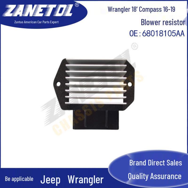 

Zuntuo Blower Motor Resistor for Journey, Wrangler 09- 19 & Compass 16- 19 (Part 68018105AA)