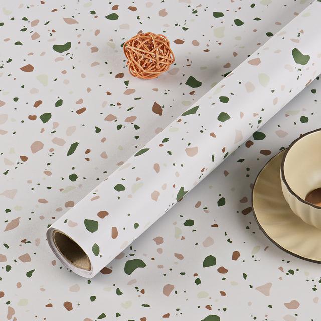 PVC Self Adhesive Modern Waterproof  Marble Wallpapers DIY Contact Paper Wall Stickers Bathroom Kitchen Countertops Home Decors
