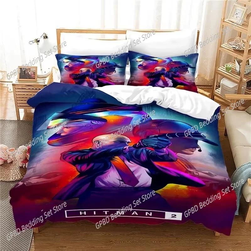Comforter Game Hitman Killer Bedding Set For Bedroom Soft Modern S Comefortable Kids And