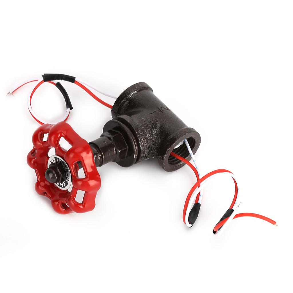 Retro Steampunk Style G1/2in Stop Valve Light Switch with Wire for Water Pipe Lamp Vintage Lamp