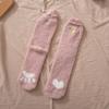 Coral Fleece Socks for Women Autumn and Winter Mid Calf Socks Fleece Lined Thickened Floor Socks Home Sleep Socks Warm Winter Postpartum Socks