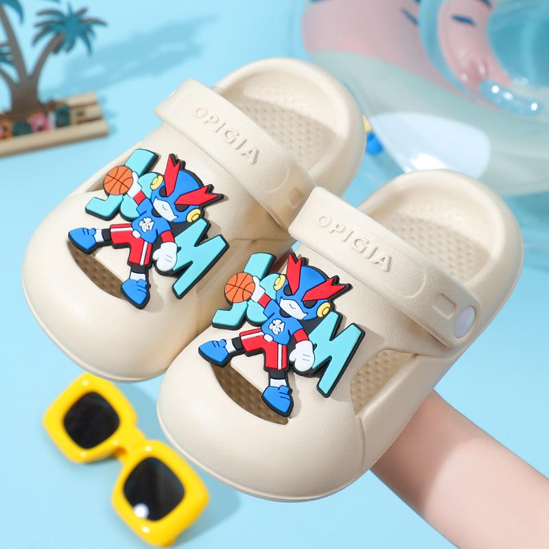 Kinder Sommer 2025 EVA Rutschfeste Sandalen für Jungen & Mädchen - Dicke Sohle, Beidseitig tragbare Outdoorschuhe