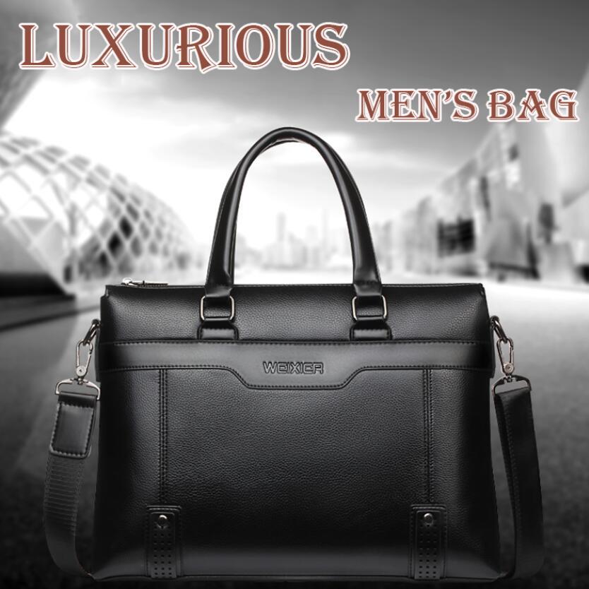 Buy Men's Luxury Bag Business Briefcase Shoulder Bag Handbag at
