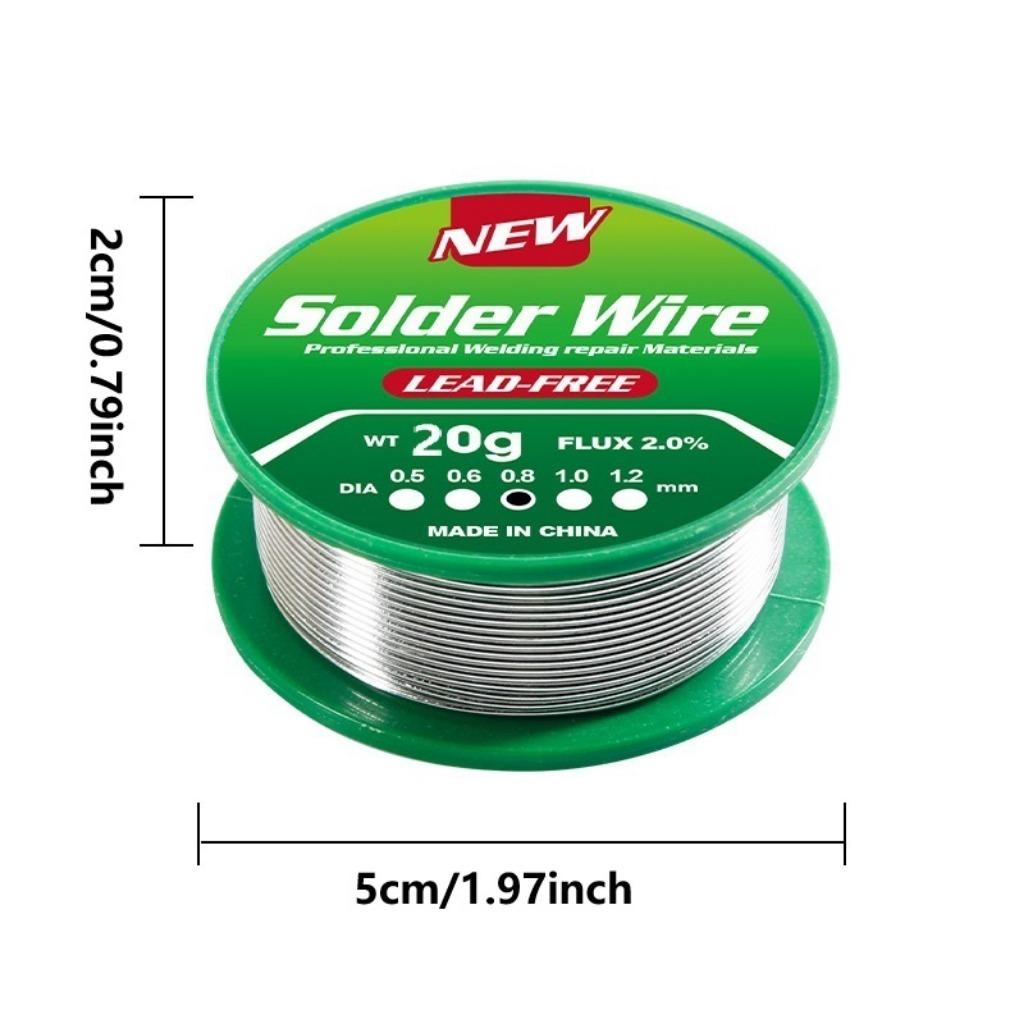 Bleifreier, umweltfreundlicher Lötdraht mit Kolophoniumkern, kleiner, flacher Schaft, Zinndraht Sn99.3Cu0.7, kleine Rolle Lötdraht