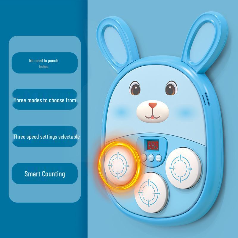 

Умный боксерский тренажер с Bluetooth: Мультяшная мишень для детей, крепится на стену, с музыкой