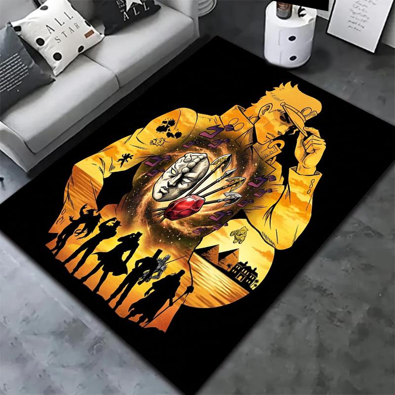 Jojos Bizarre Adventure Carpet Rug For Living Room Bedroom Home Sofa Decoration Kids Play Nonslip Floor Mat