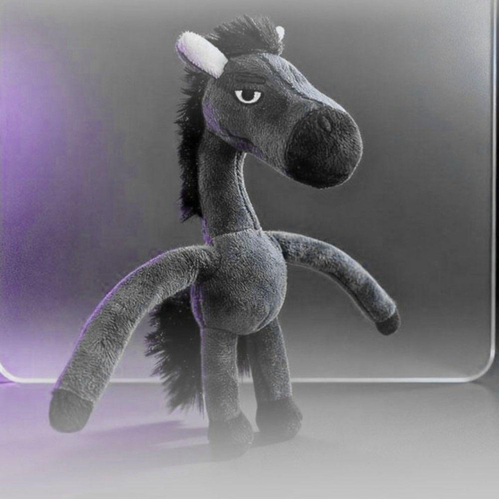 Fantasy Style Horse Stuffed Toy Keychain Cartoon Simulation Simulation Horse Toy  Room Decoration