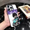 D-Dabi My H-Hero A-Academia-DMHA Telefoonhoesje Voor iPhone 17,16,15,14,13,12,11 Plus,Pro Max,XS,Gekleurde Zilverkleurig Gecoate Binnenkant
