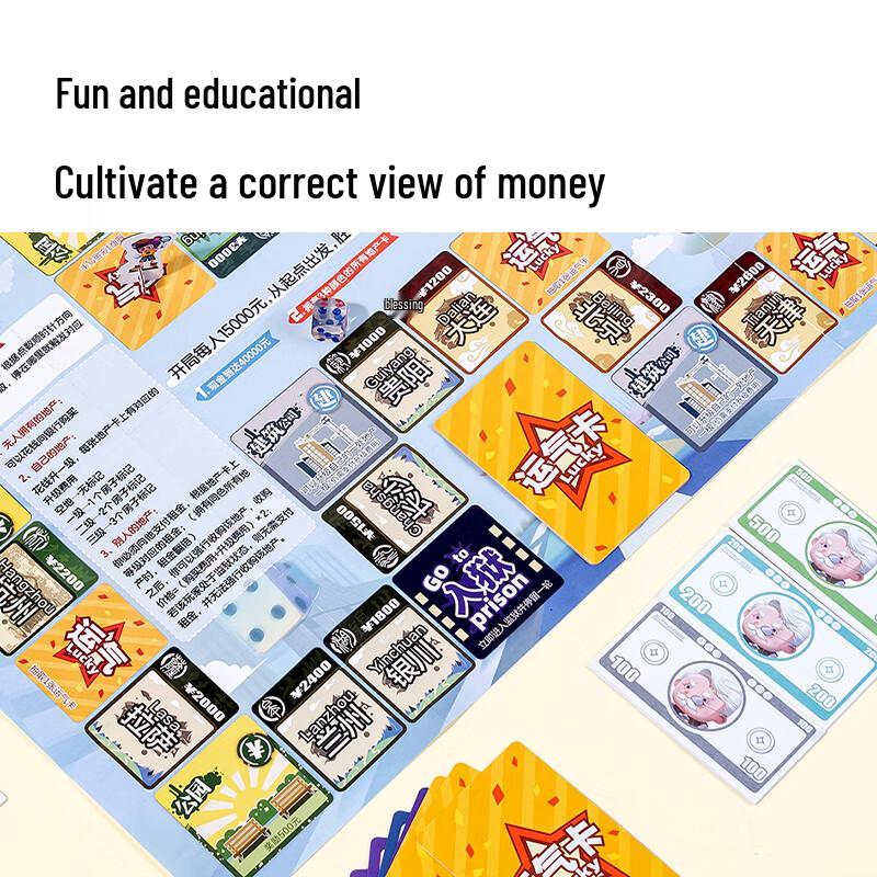 Deli Little Kingdom China Tour Board Game