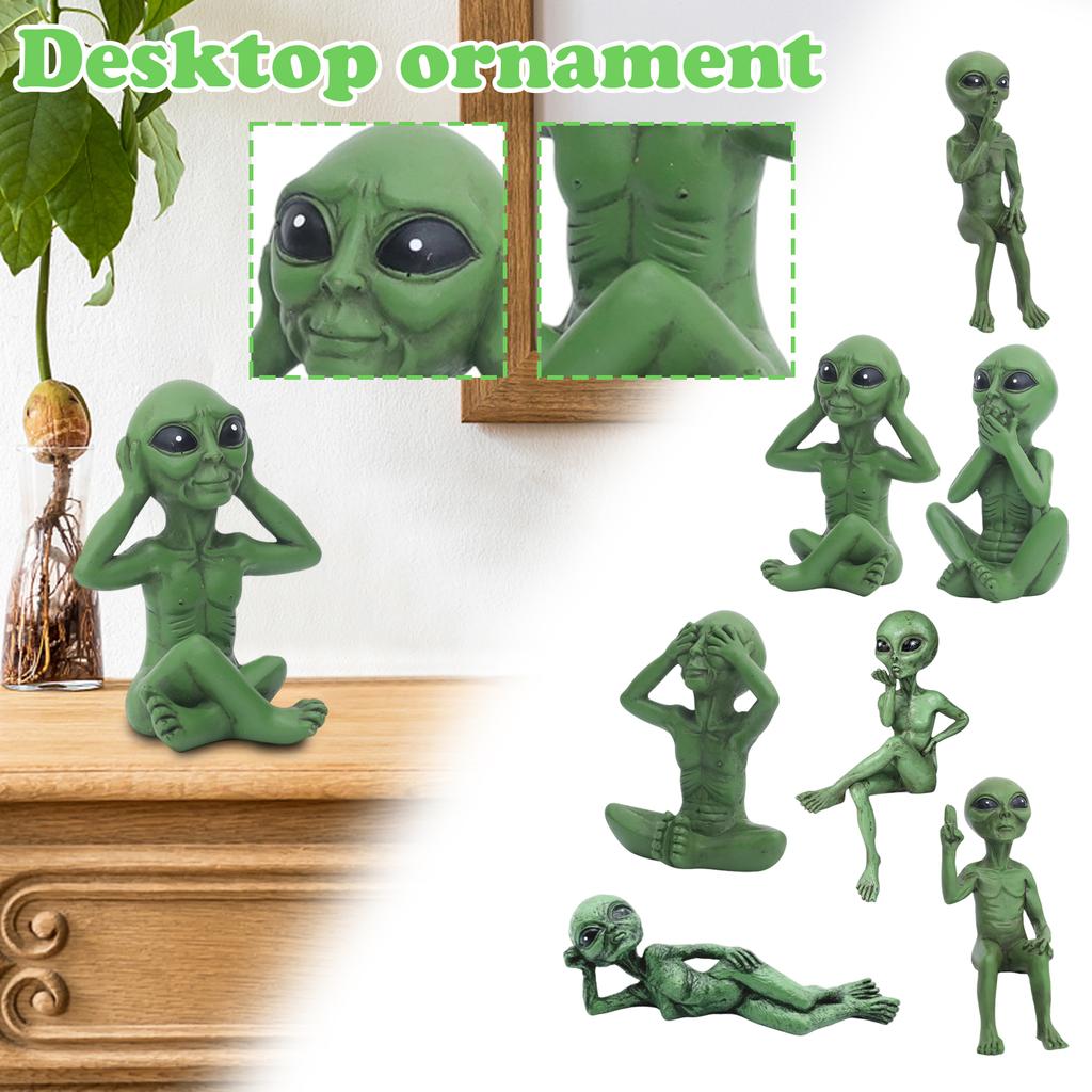 Alien Resin Ornaments, Indoor And Outdoor Home Decor Figurines