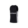 Li-Ning Wade Series Contrast Logo Print Basketball Tank Top Men Tops Black AAYS041-5