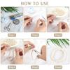 6mm 8mm Handmade Wooden Beaded Unprocessed Natural Wood Beads Bulk Beaded Garland Lace Jewelry Making DIY Farmhouse Decor