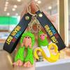 Italian Brainrot Children Cartoon Keychain Tung Tung Tung Sahur Tralalero Tralala Cute Keyring Funny Meme Bag Anime Pendant Gift