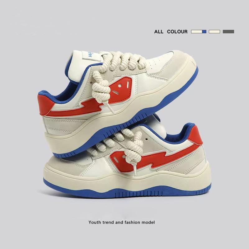 Pánské boty Retro pár Chlebové boty Ins Super Hot All-Matching Sportovní Ležérní Boty Borad Jarní